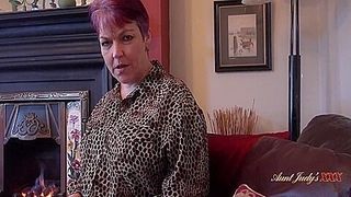 Your Busty Mature Landlady Mrs. Bird Lets You Fuck Her (pov)