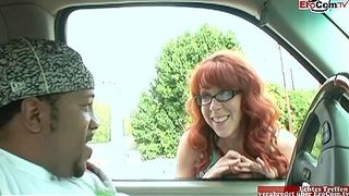 Kinky Redhead Slut With Glasses Lets The Bbc Fuck Her In All Holes Including